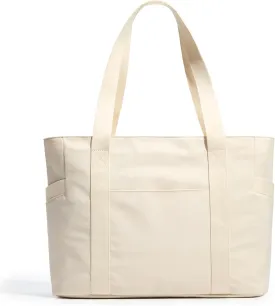 WLLWOO Large Work Tote Bag for Women with 15.6" Laptop Compartment & Trolley Sleeve for Travel Daily Nurse Gym