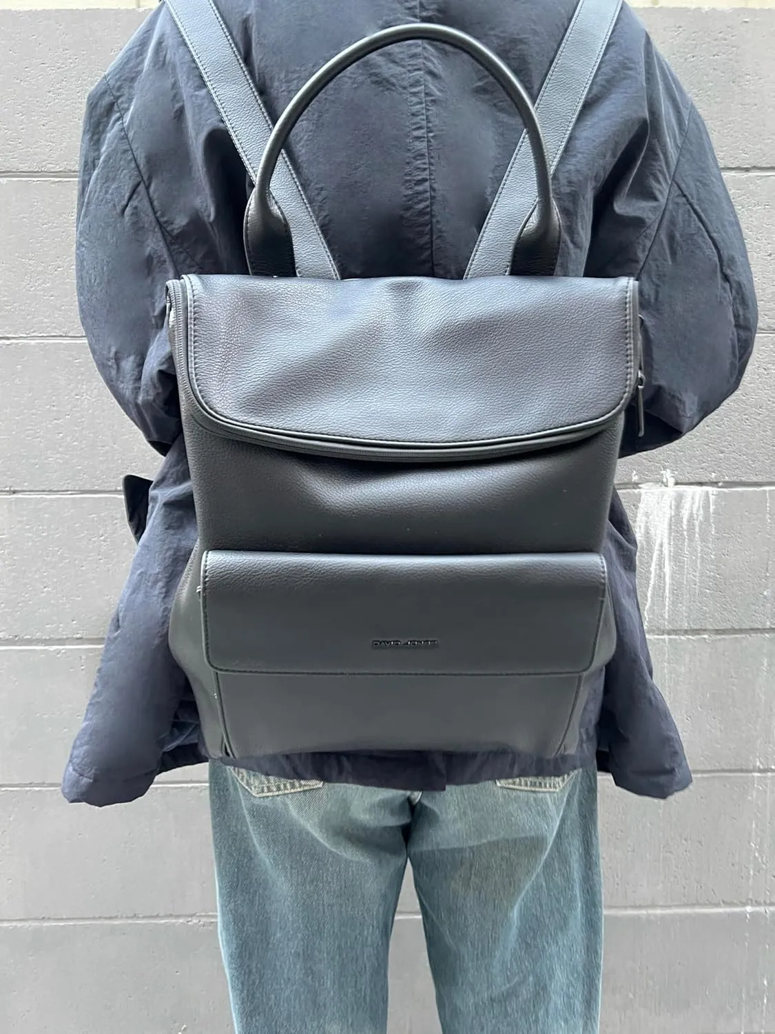 Women Office Laptop Backpack Vegan Leather Work Bag 13 Inch Business Travel Bag Large Capacity Waterproof Daypack