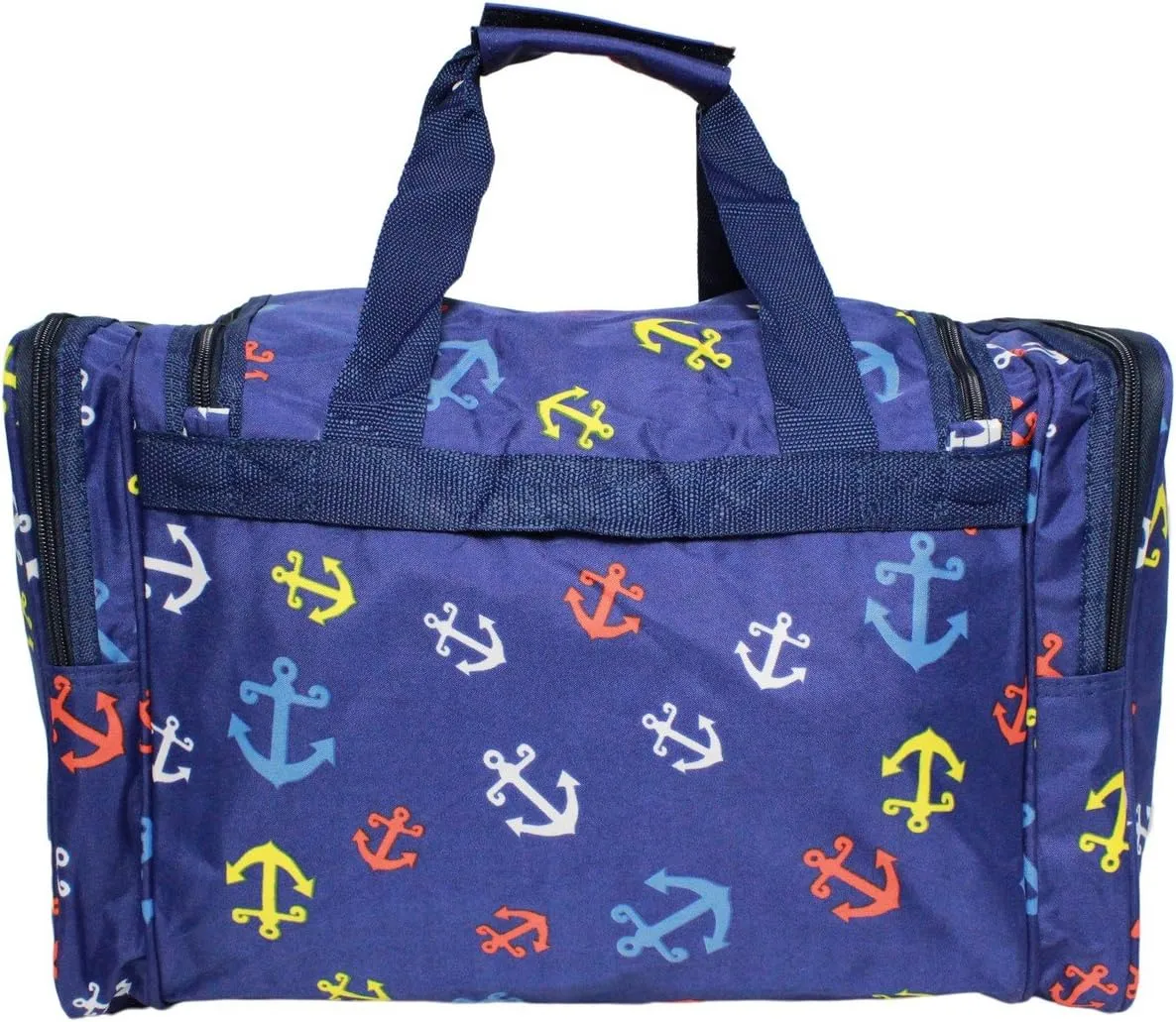 World Traveler Fashion 19-Inch Duffel Bag  Stylish, Versatile, and Perfectly Sized for Every Adventure, Anchor Blue