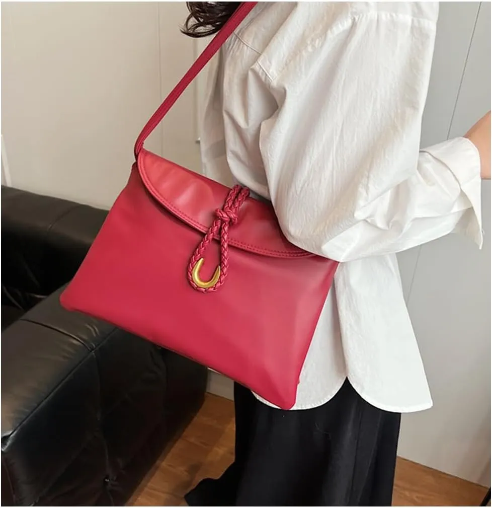 YP Crossbody Bags for Women Vegan Leather Medium Crossbody Purse Trendy Shoulder Handbags
