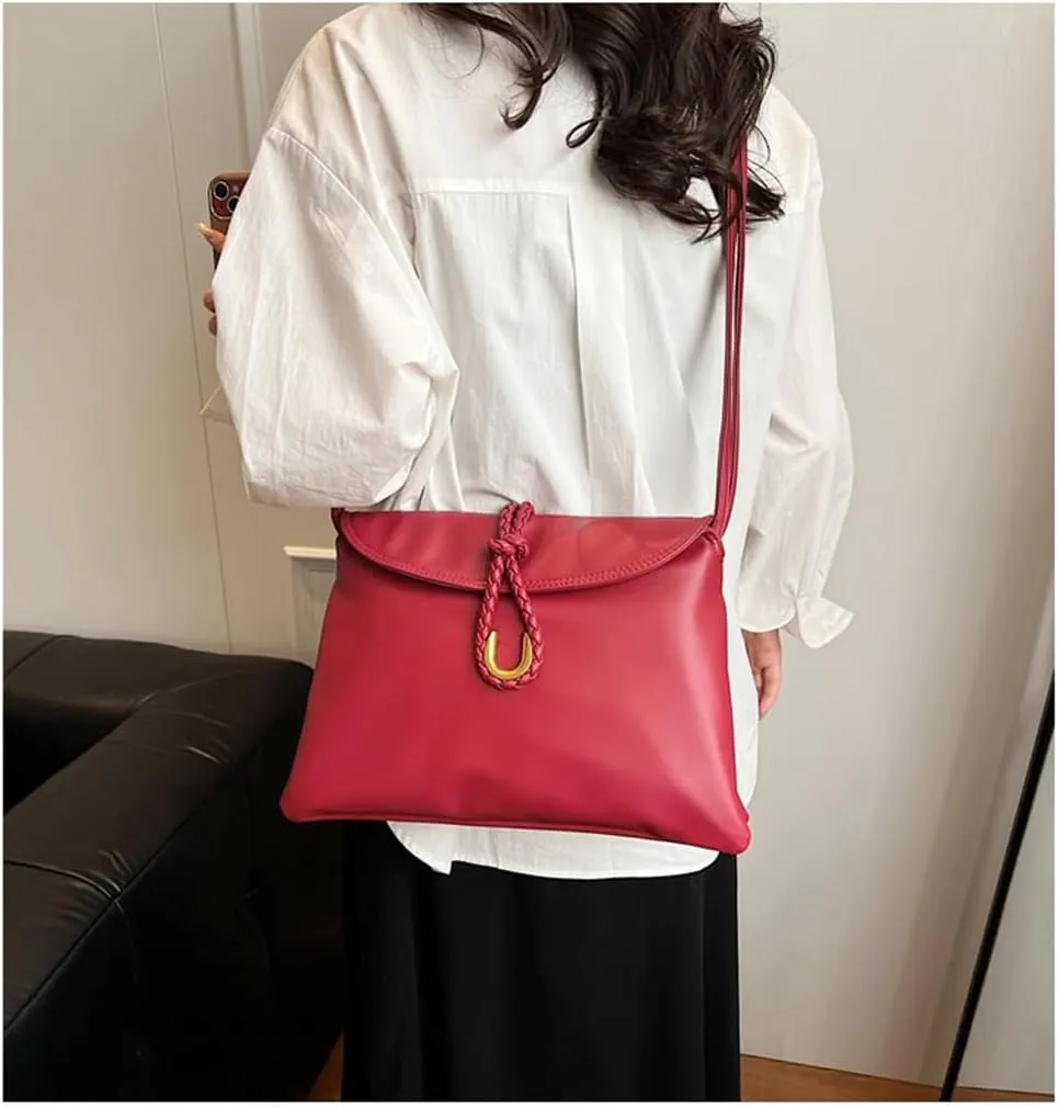 YP Crossbody Bags for Women Vegan Leather Medium Crossbody Purse Trendy Shoulder Handbags