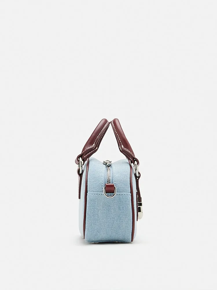 Yvonne Denim Top Handle Bag